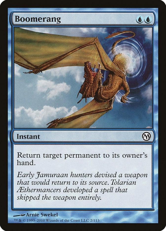 Image for Boomerang (2) [Duels of the Planeswalkers] - Magic: The Gathering