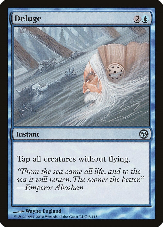 Image for Deluge (6) [Duels of the Planeswalkers] - Magic: The Gathering