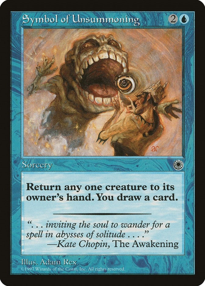 Image for Symbol of Unsummoning [Portal] - Magic: The Gathering