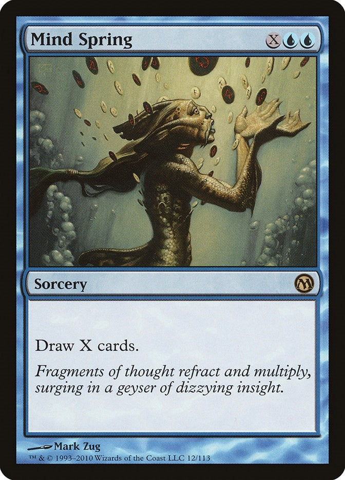 Image for Mind Spring (12) [Duels of the Planeswalkers] - Magic: The Gathering