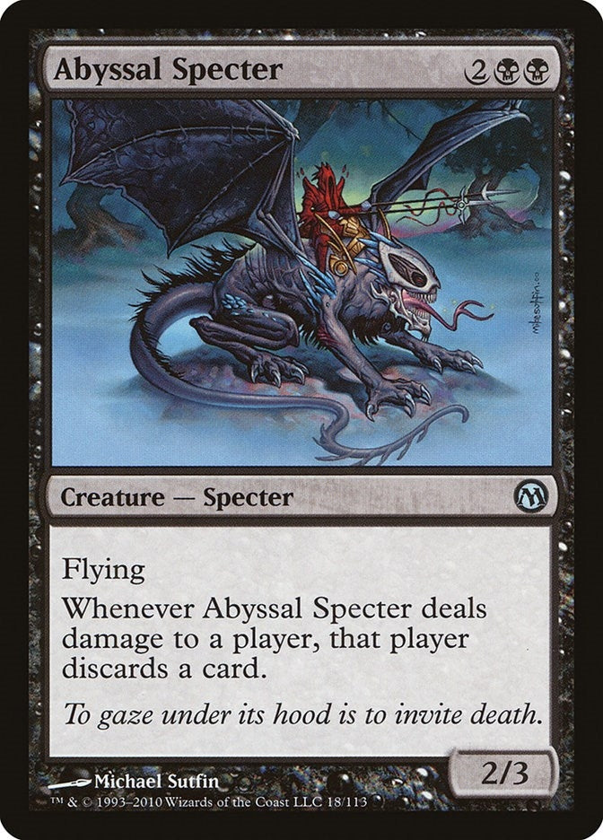 Image for Abyssal Specter (18) [Duels of the Planeswalkers] - Magic: The Gathering