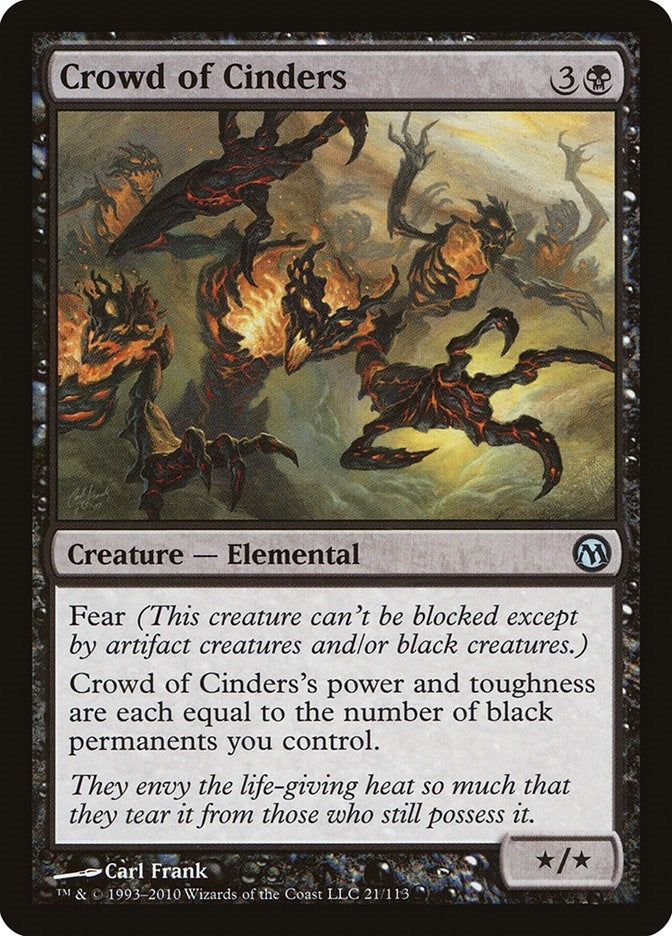 Image for Crowd of Cinders (21) [Duels of the Planeswalkers] - Magic: The Gathering