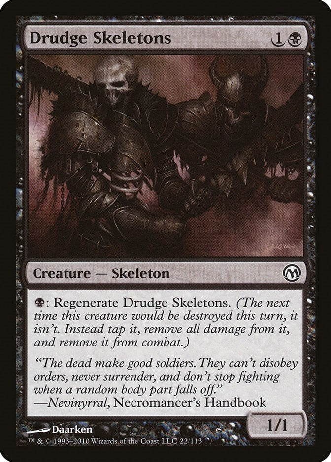 Image for Drudge Skeletons (22) [Duels of the Planeswalkers] - Magic: The Gathering