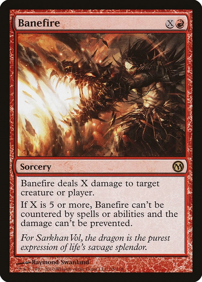 Image for Banefire (38) [Duels of the Planeswalkers] - Magic: The Gathering
