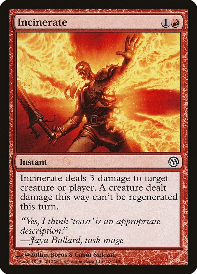Image for Incinerate (48) [Duels of the Planeswalkers] - Magic: The Gathering