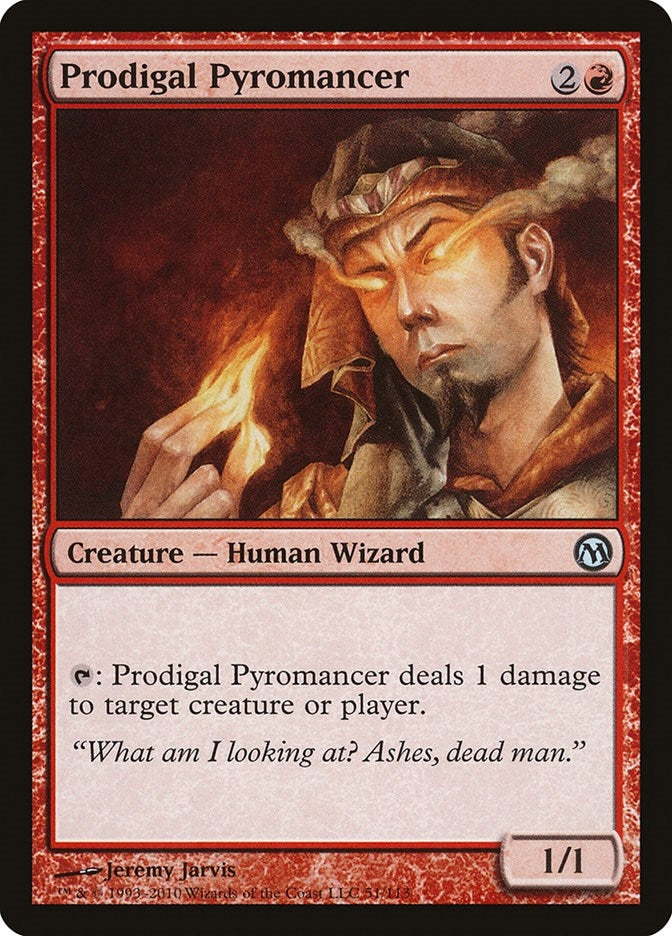 Image for Prodigal Pyromancer (51) [Duels of the Planeswalkers] - Magic: The Gathering