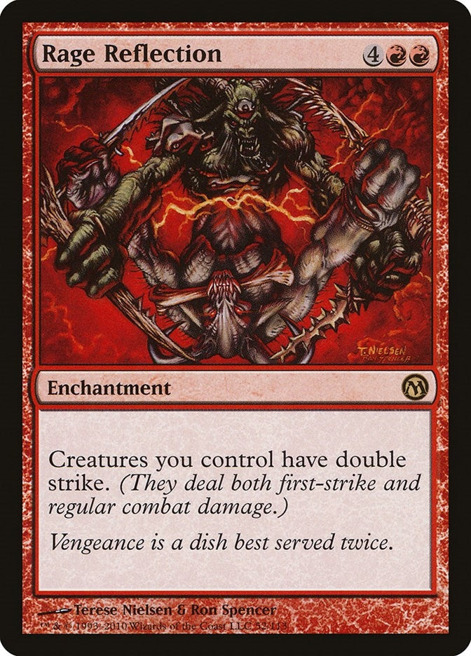 Image for Rage Reflection (52) [Duels of the Planeswalkers] - Magic: The Gathering