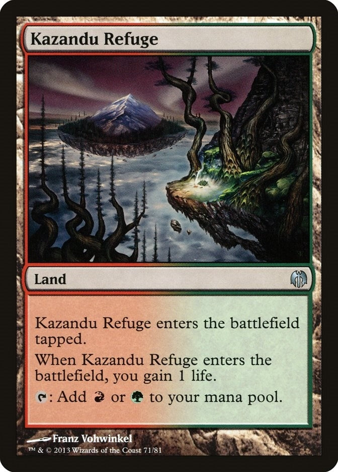 Image for Kazandu Refuge (71) [Heroes vs. Monsters] - Magic: The Gathering