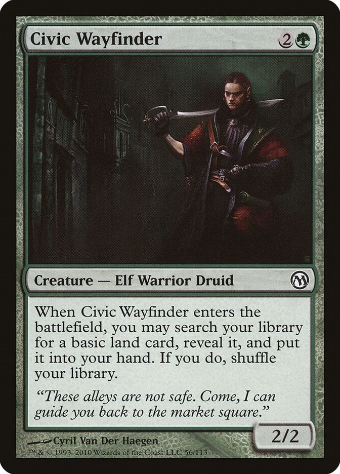 Image for Civic Wayfinder (56) [Duels of the Planeswalkers] - Magic: The Gathering