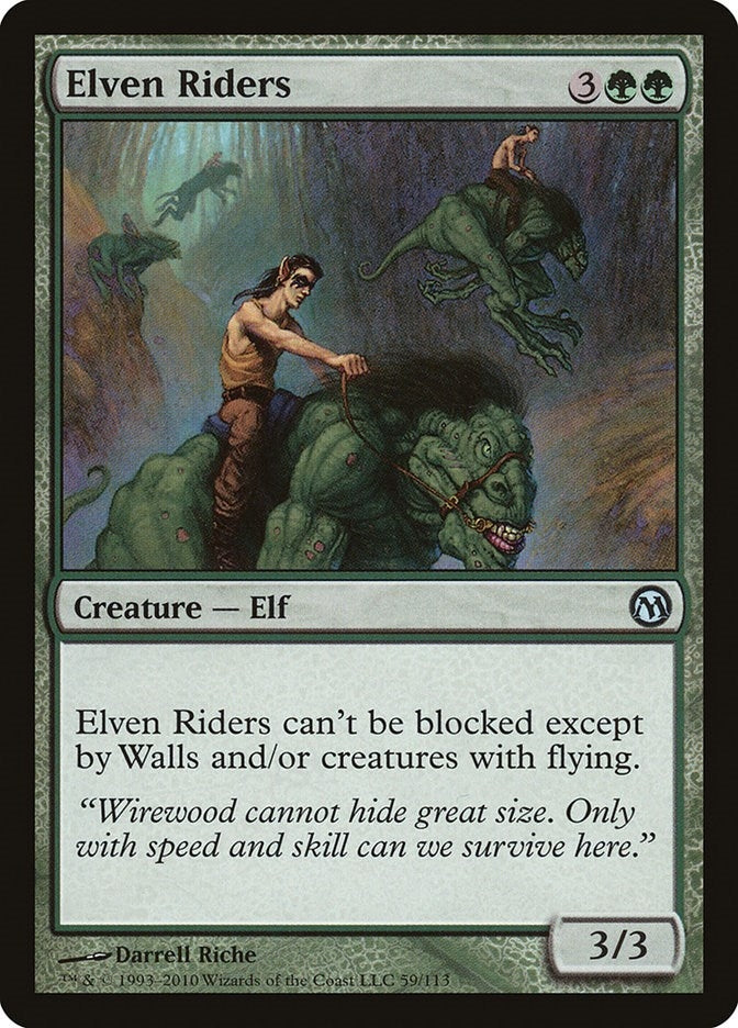 Image for Elven Riders (59) [Duels of the Planeswalkers] - Magic: The Gathering