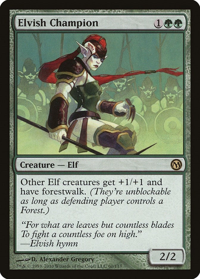 Image for Elvish Champion (60) [Duels of the Planeswalkers] - Magic: The Gathering