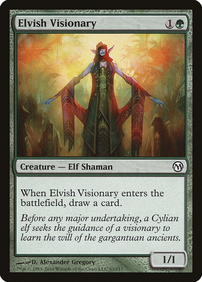 Image for Elvish Visionary (63) [Duels of the Planeswalkers] - Magic: The Gathering