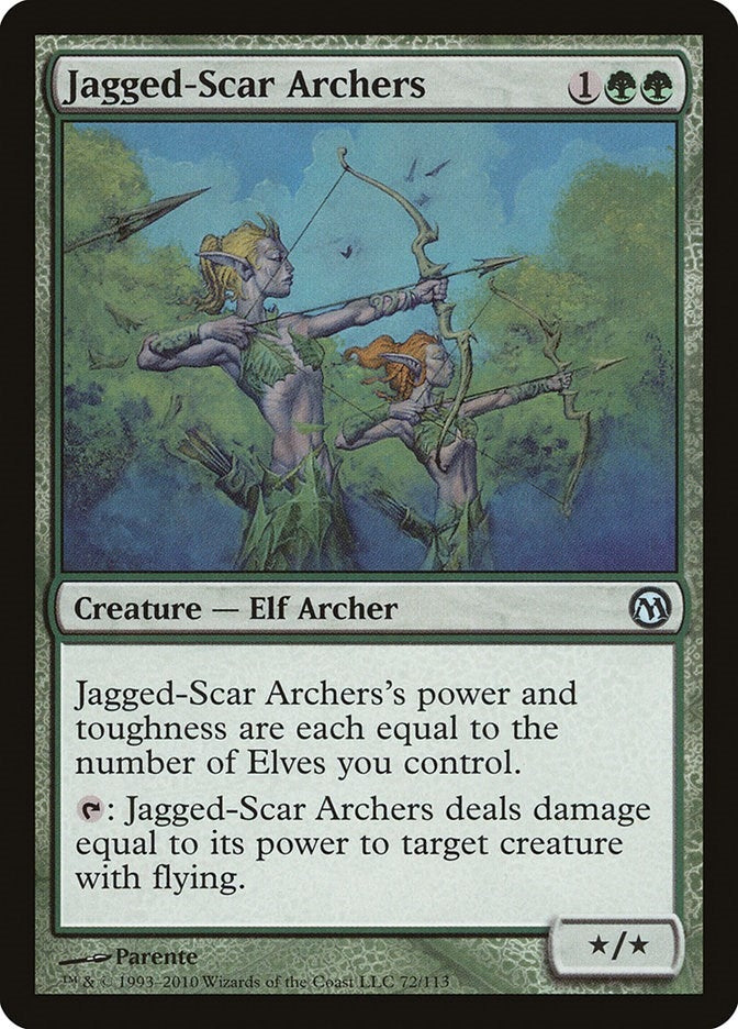 Image for Jagged-Scar Archers (72) [Duels of the Planeswalkers] - Magic: The Gathering