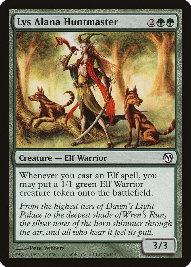 Image for Lys Alana Huntmaster (73) [Duels of the Planeswalkers] - Magic: The Gathering