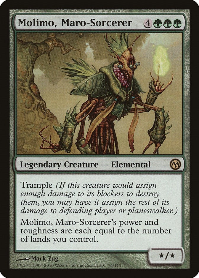 Image for Molimo, Maro-Sorcerer (74) [Duels of the Planeswalkers] - Magic: The Gathering