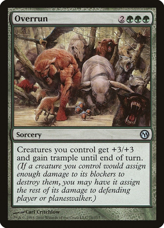 Image for Overrun (78) [Duels of the Planeswalkers] - Magic: The Gathering