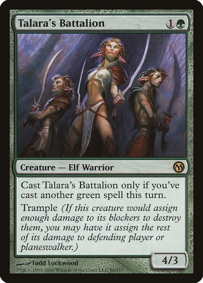 Image for Talara's Battalion (84) [Duels of the Planeswalkers] - Magic: The Gathering