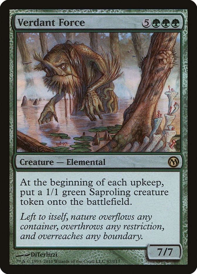 Image for Verdant Force (87) [Duels of the Planeswalkers] - Magic: The Gathering