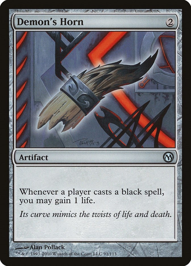 Image for Demon's Horn (91) [Duels of the Planeswalkers] - Magic: The Gathering