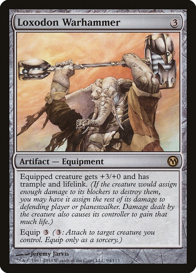 Image for Loxodon Warhammer (94) [Duels of the Planeswalkers] - Magic: The Gathering