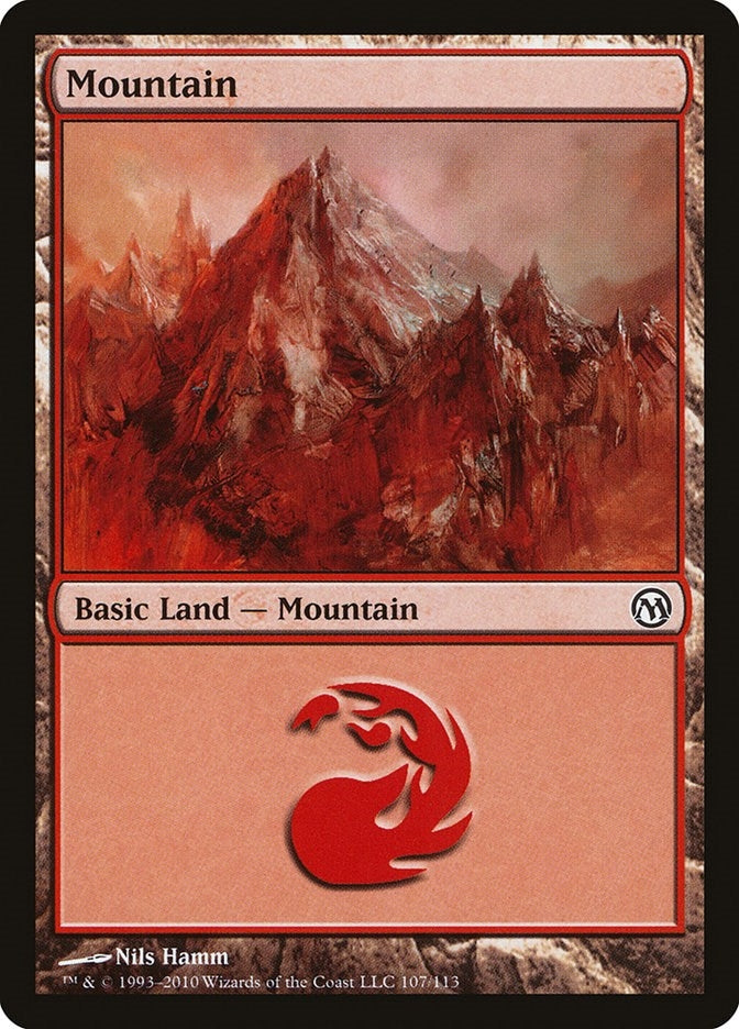 Image for Mountain (107) (107) [Duels of the Planeswalkers] - Magic: The Gathering