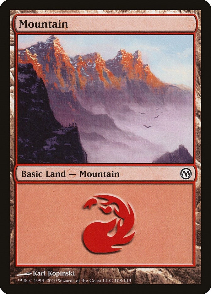 Image for Mountain (108) (108) [Duels of the Planeswalkers] - Magic: The Gathering
