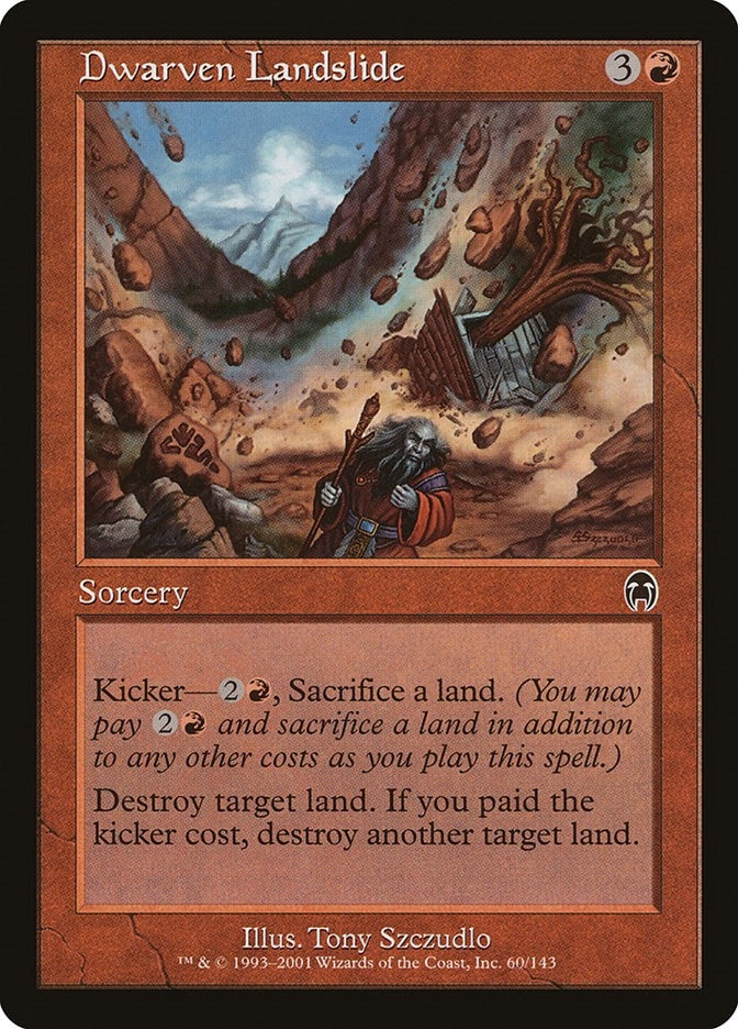 Image for Dwarven Landslide (60) [Apocalypse] - Magic: The Gathering