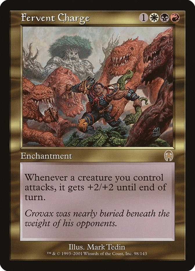 Image for Fervent Charge (98) [Apocalypse] - Magic: The Gathering