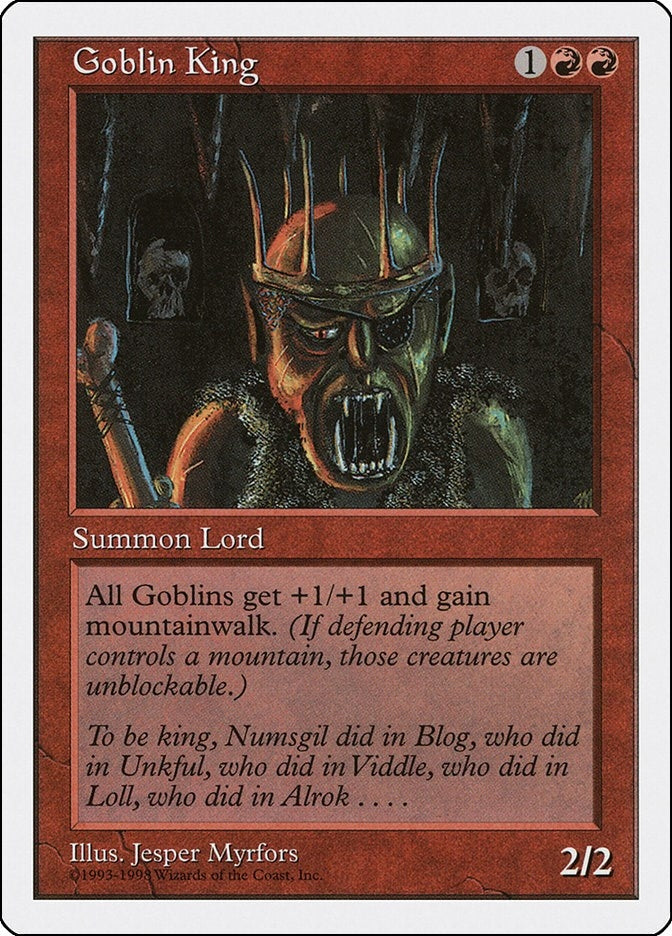 Image for Goblin King (2) [Anthologies] - Magic: The Gathering