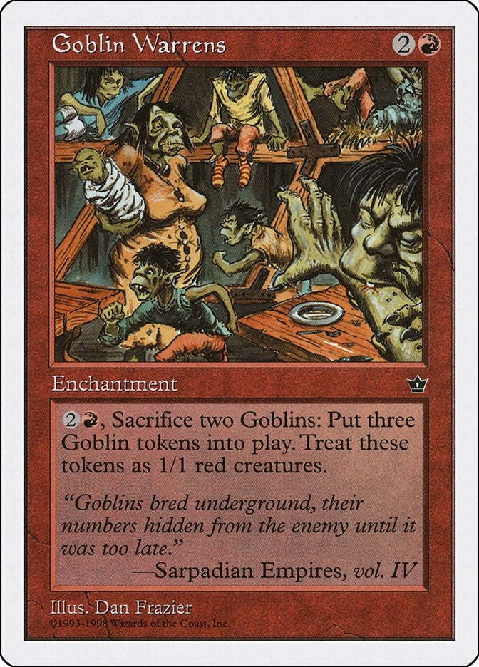 Image for Goblin Warrens (3) [Anthologies] - Magic: The Gathering