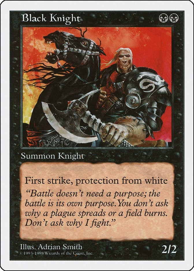Image for Black Knight (7) [Anthologies] - Magic: The Gathering