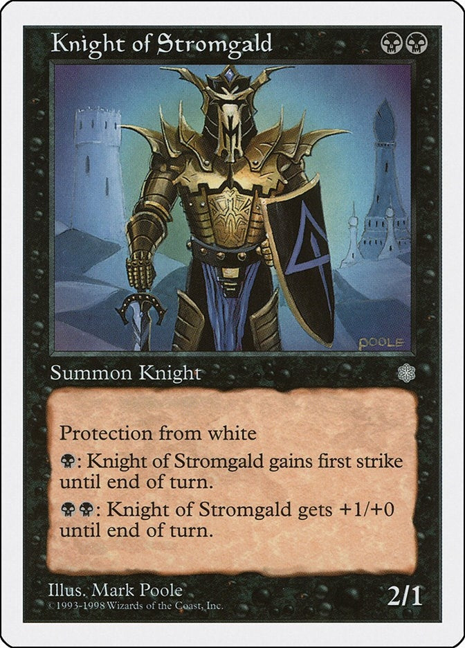 Image for Knight of Stromgald (9) [Anthologies] - Magic: The Gathering