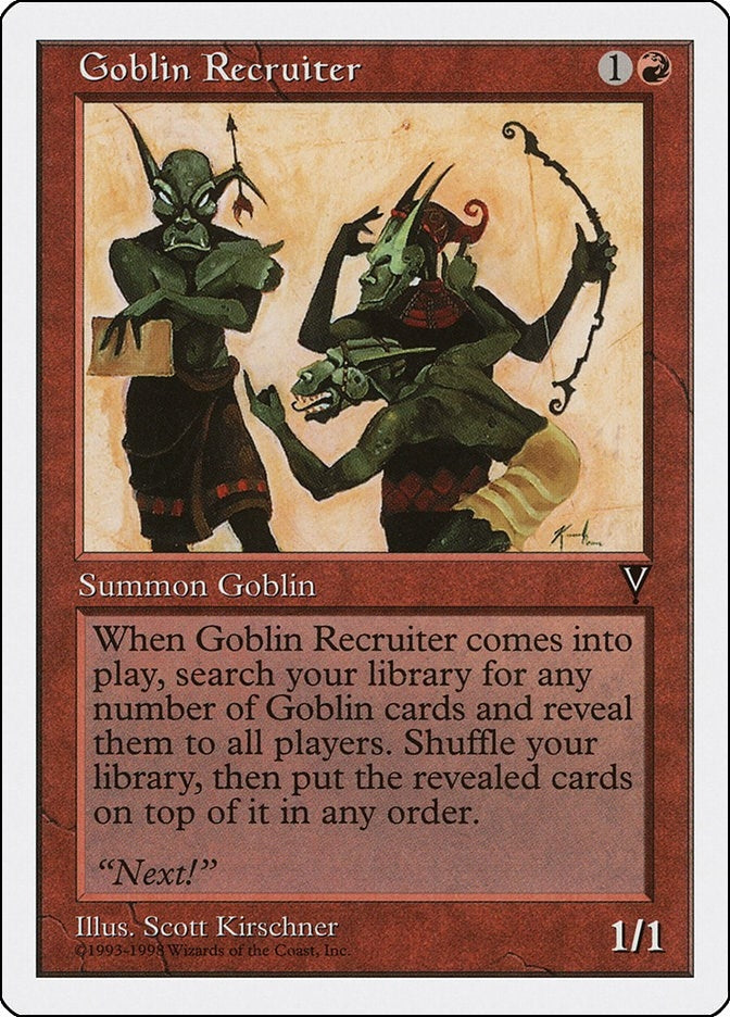 Image for Goblin Recruiter (14) [Anthologies] - Magic: The Gathering