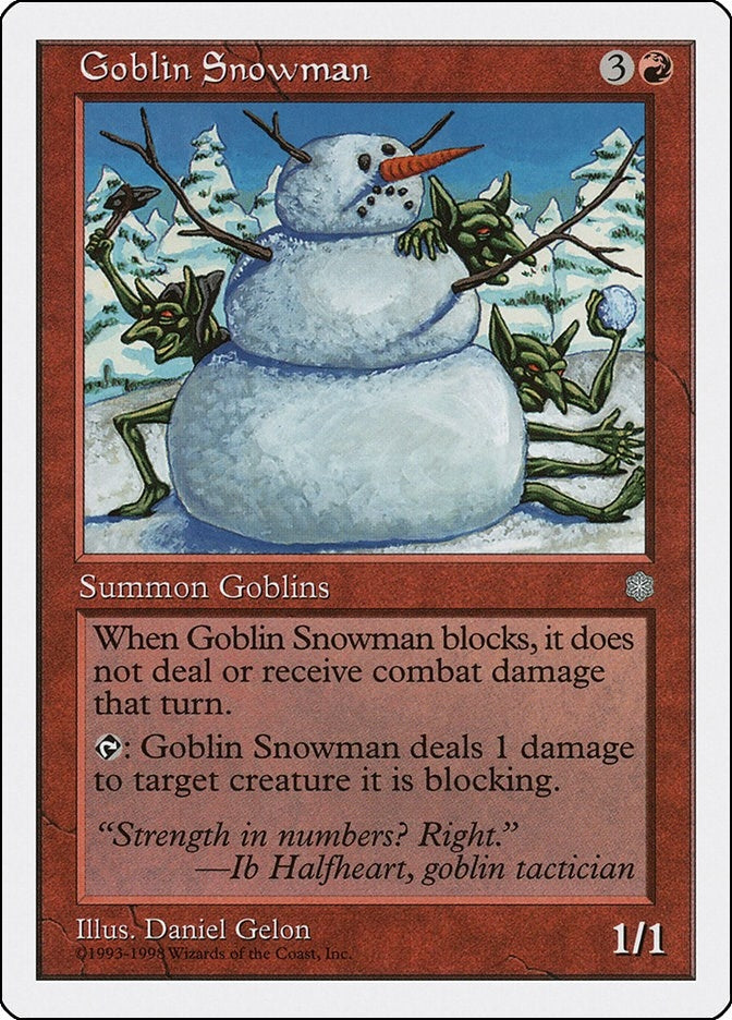 Image for Goblin Snowman (15) [Anthologies] - Magic: The Gathering