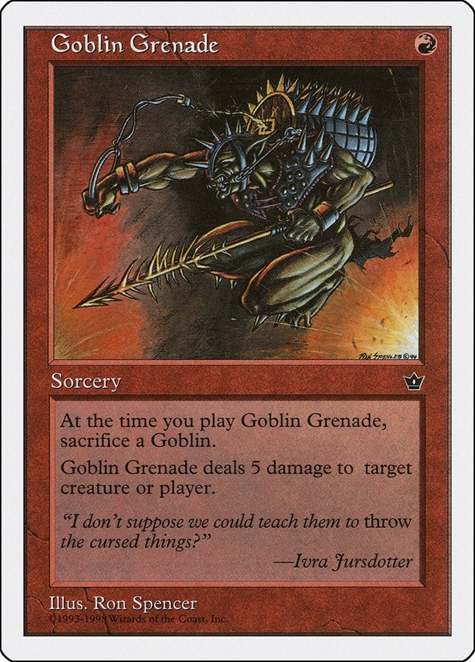Image for Goblin Grenade (29) [Anthologies] - Magic: The Gathering