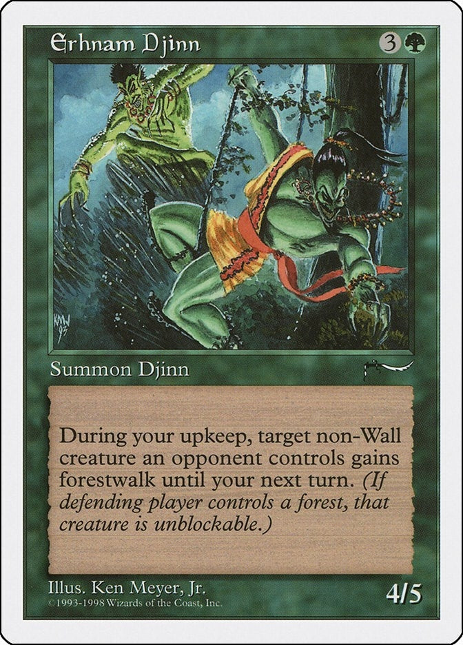 Image for Erhnam Djinn (51) [Anthologies] - Magic: The Gathering