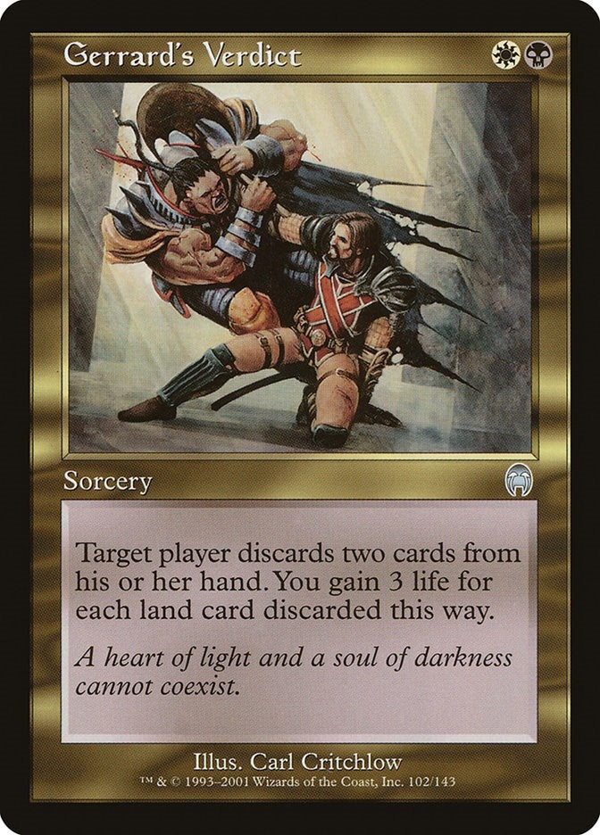 Image for Gerrard's Verdict (102) [Apocalypse] - Magic: The Gathering