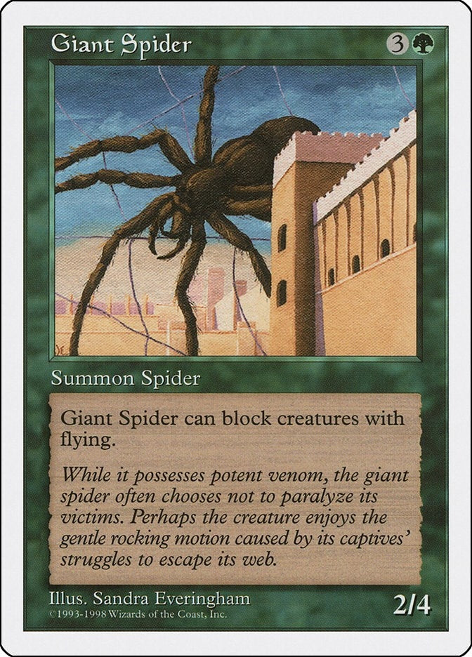 Image for Giant Spider (67) [Anthologies] - Magic: The Gathering