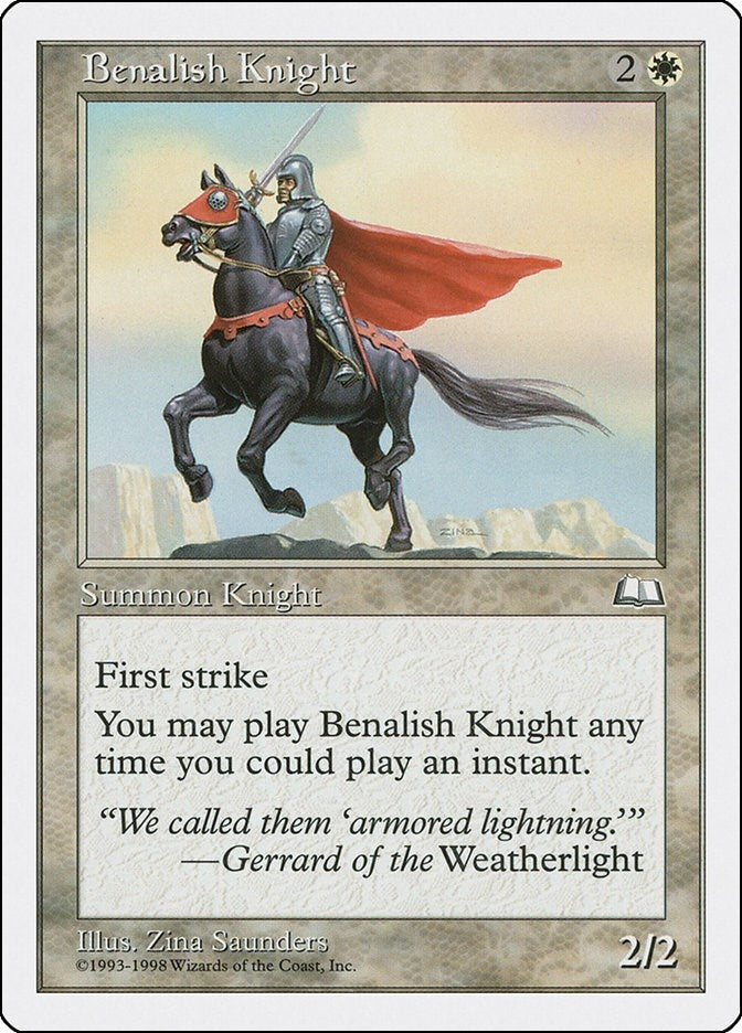 Image for Benalish Knight (73) [Anthologies] - Magic: The Gathering
