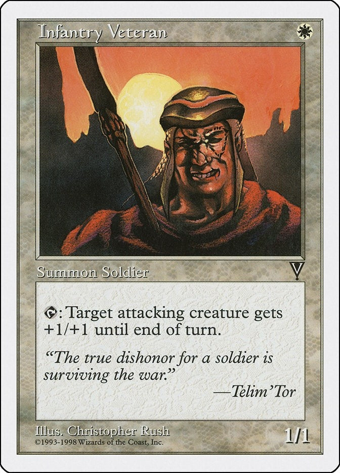 Image for Infantry Veteran (78) [Anthologies] - Magic: The Gathering