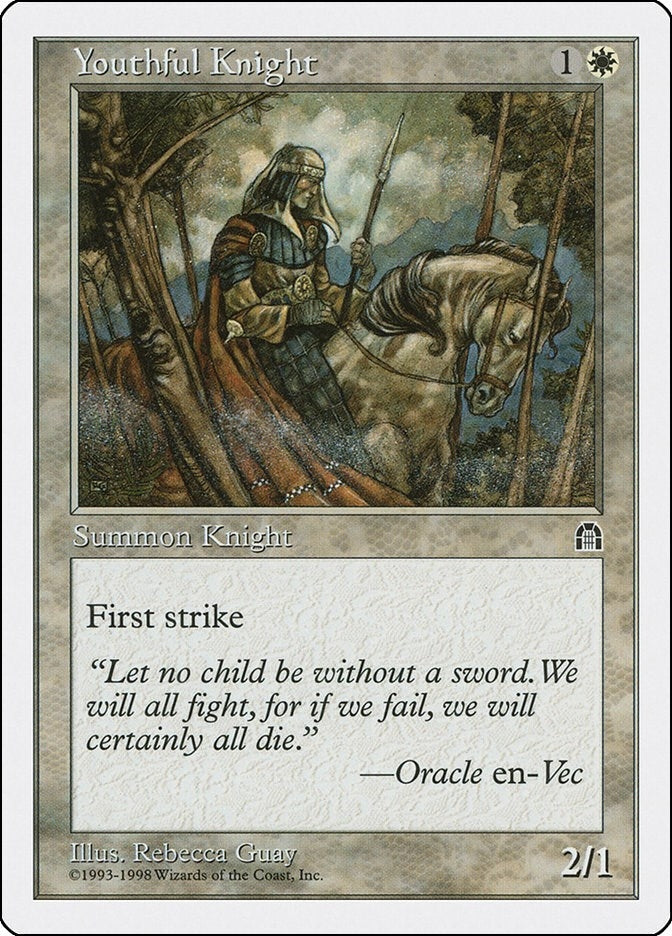 Image for Youthful Knight (83) [Anthologies] - Magic: The Gathering