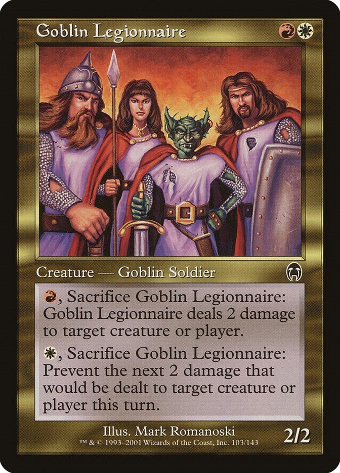 Image for Goblin Legionnaire (103) [Apocalypse] - Magic: The Gathering