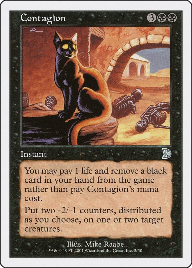 Image for Contagion (2) [Deckmasters Garfield vs Finkel] - Magic: The Gathering