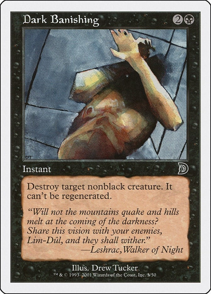Image for Dark Banishing (3) [Deckmasters Garfield vs Finkel] - Magic: The Gathering