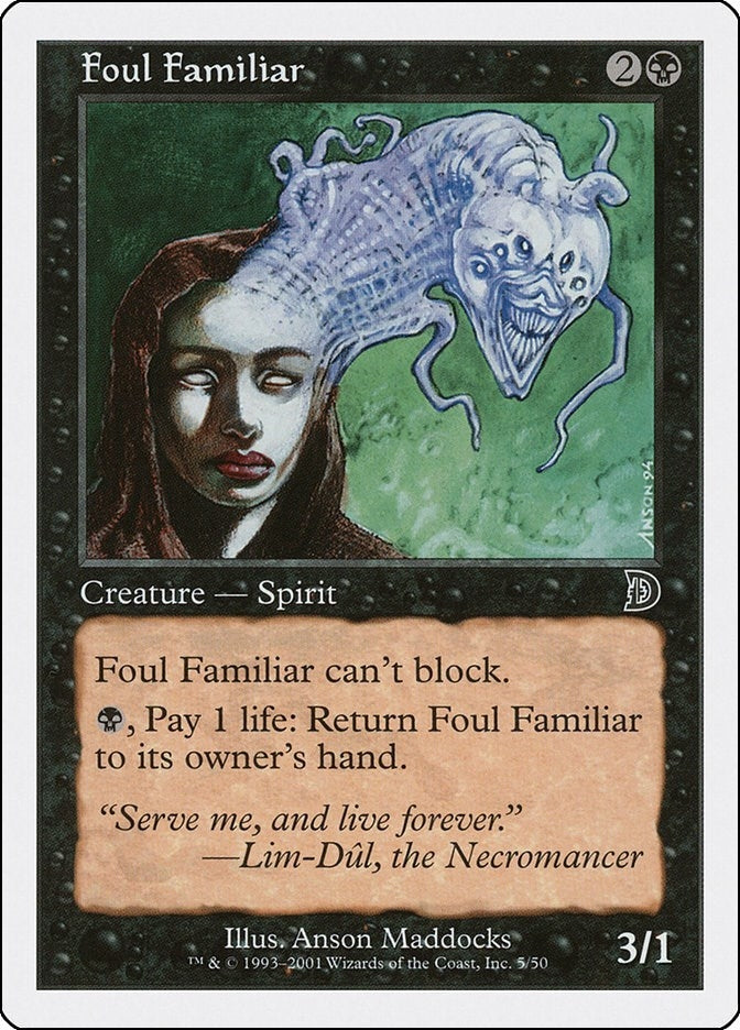 Image for Foul Familiar (5) [Deckmasters Garfield vs Finkel] - Magic: The Gathering