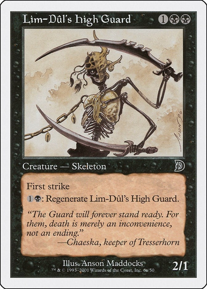 Image for Lim-Dul's High Guard (6a) (6a) [Deckmasters Garfield vs Finkel] - Magic: The Gathering