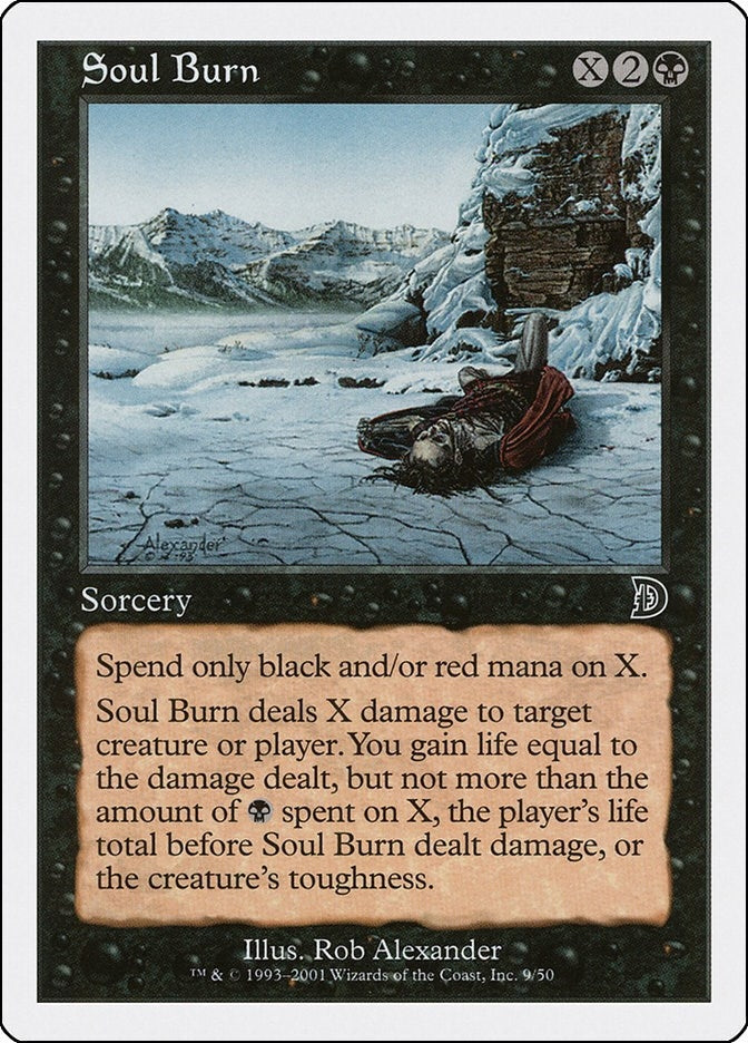 Image for Soul Burn (9) [Deckmasters Garfield vs Finkel] - Magic: The Gathering