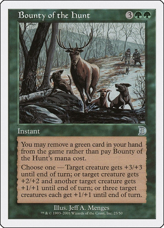 Image for Bounty of the Hunt (23) [Deckmasters Garfield vs Finkel] - Magic: The Gathering