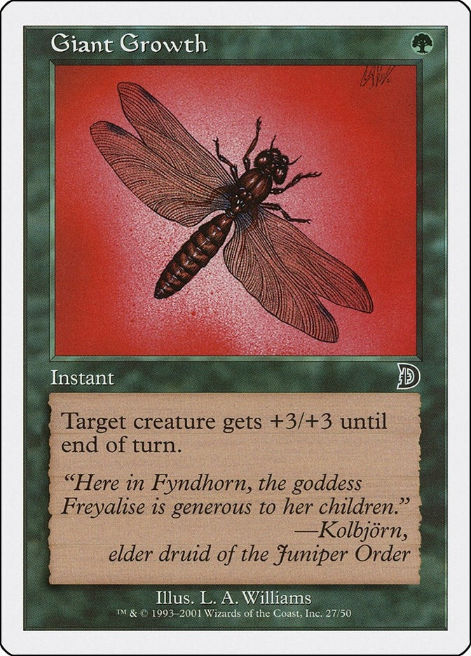 Image for Giant Growth (27) [Deckmasters Garfield vs Finkel] - Magic: The Gathering