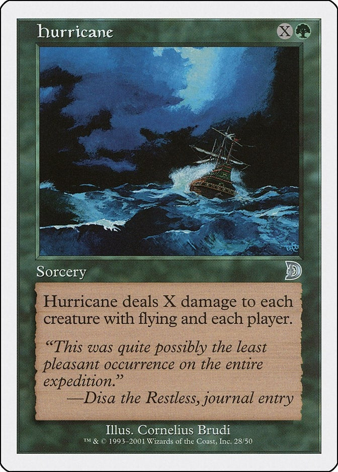 Image for Hurricane (28) [Deckmasters Garfield vs Finkel] - Magic: The Gathering